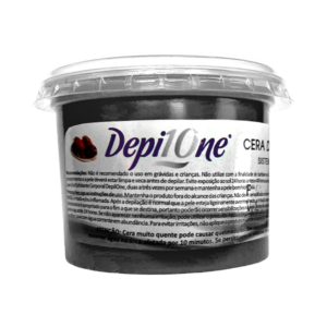Cera Depilatória de Pote Negra com Argan e Cacau para Micro-ondas 140g