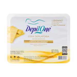 Cera Depilatória Chocolate Branco 500g